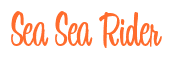 Rendering "Sea Sea Rider" using Bean Sprout