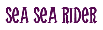 Rendering "Sea Sea Rider" using Cooper Latin