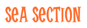 Rendering "Sea Section" using Cooper Latin