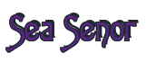 Rendering "Sea Senor" using Agatha