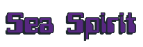 Rendering "Sea Spirit" using Computer Font