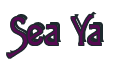 Rendering "Sea Ya" using Agatha