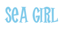 Rendering "Sea girl" using Cooper Latin