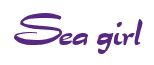 Rendering "Sea girl" using Dragon Wish