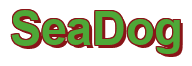 Rendering "SeaDog" using Arial Bold