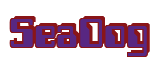 Rendering "SeaDog" using Computer Font