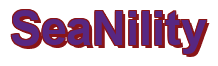 Rendering "SeaNility" using Arial Bold