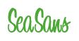 Rendering "SeaSans" using Bean Sprout