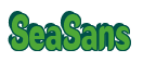 Rendering "SeaSans" using Callimarker
