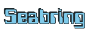 Rendering "Seabring" using Computer Font