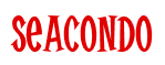 Rendering "Seacondo" using Cooper Latin