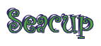 Rendering "Seacup" using Curlz
