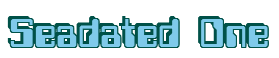 Rendering "Seadated One" using Computer Font