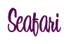 Rendering "Seafari" using Bean Sprout