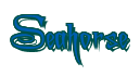 Rendering "Seahorse" using Charming