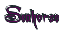 Rendering "Seahorse" using Charming