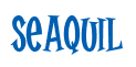 Rendering "Seaquil" using Cooper Latin