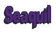 Rendering "Seaquil" using Callimarker