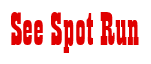 Rendering "See Spot Run" using Bill Board