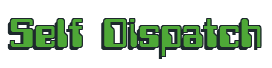 Rendering "Self Dispatch" using Computer Font