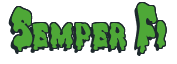 Rendering "Semper Fi" using Drippy Goo