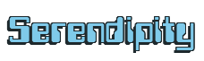 Rendering "Serendipity" using Computer Font