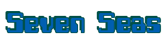Rendering "Seven Seas" using Computer Font
