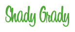Rendering "Shady Grady" using Bean Sprout