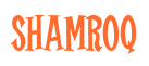 Rendering "Shamroq" using Cooper Latin
