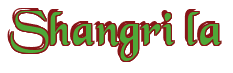 Rendering "Shangri la" using Black Chancery