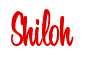 Rendering "Shiloh" using Bean Sprout