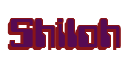 Rendering "Shiloh" using Computer Font