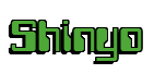Rendering "Shinyo" using Computer Font