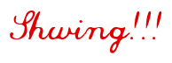 Rendering "Shwing!!!" using Commercial Script
