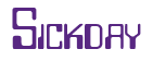 Rendering "Sickday" using Checkbook
