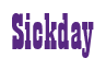 Rendering "Sickday" using Bill Board