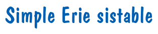 Rendering "Simple Erie sistable" using Dom Casual