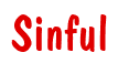 Rendering "Sinful" using Dom Casual
