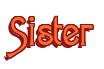 Rendering "Sister" using Agatha