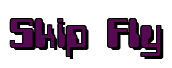 Rendering "Skip Fly" using Computer Font