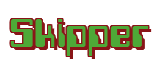 Rendering "Skipper" using Computer Font