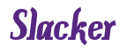 Rendering "Slacker" using Color Bar