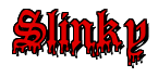 Rendering "Slinky" using Dracula Blood
