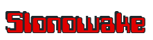 Rendering "Slonowake" using Computer Font