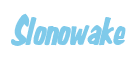 Rendering "Slonowake" using Big Nib