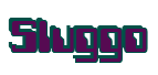 Rendering "Sluggo" using Computer Font