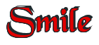 Rendering "Smile" using Black Chancery