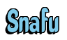 Rendering "Snafu" using Callimarker