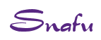 Rendering "Snafu" using Dragon Wish