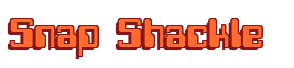 Rendering "Snap Shackle & Pop" using Computer Font